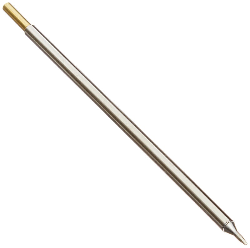 Metcal STTC-025 STTC Series Soldering Cartridge for Temperature Sensitive Applications, 675Â°F Maximum Tip Temperature, Chisel 30Â°, 1.0mm Tip Size, 9.1mm Tip Length